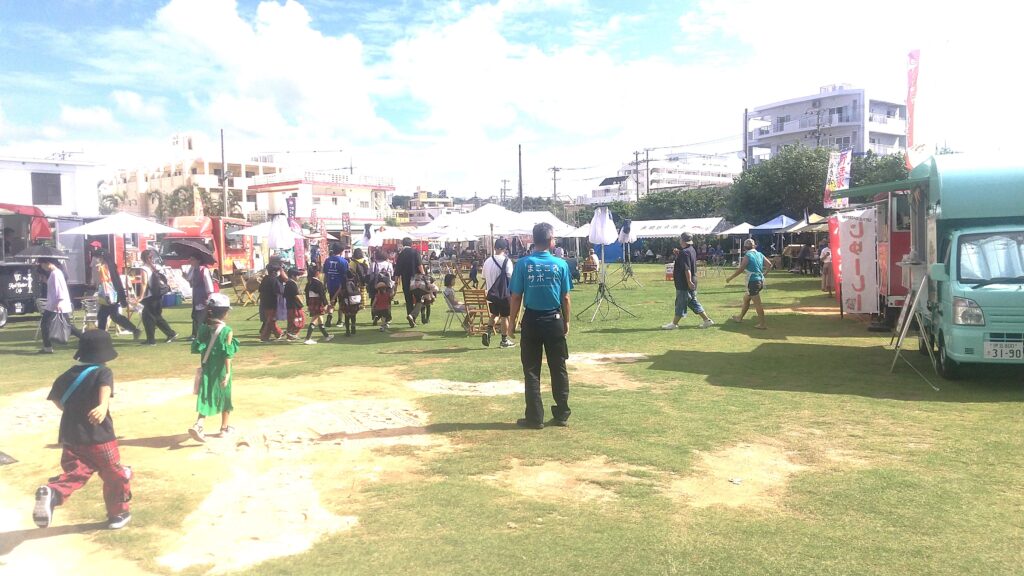 自治会祭りの一コマ